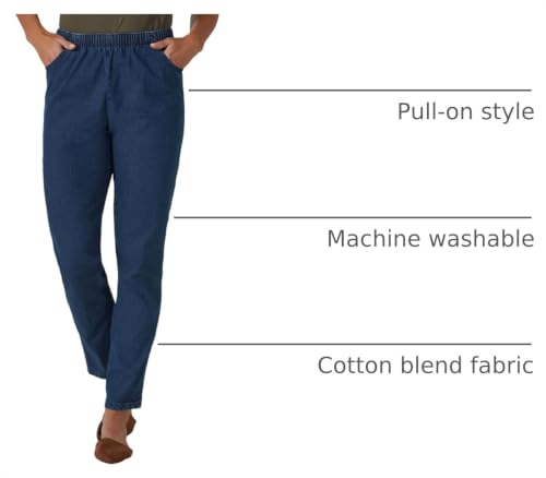 Image of Chic Classic Collection Women's Stretch Elastic Waist Pull-On Legging Pant