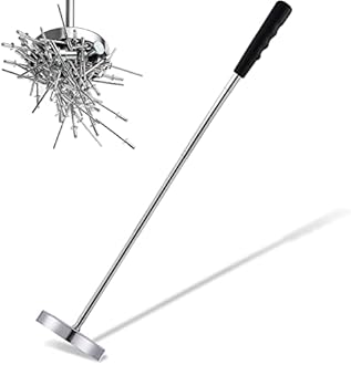 Rechabite Telescoping Magnetic Sweeper Pickup Tool, Screws Parts Finder with 35LB Pull Capacity, Retractable 8.6" to 33" with Strong Magnet, Pick up Nails, Screws, and Metal Parts