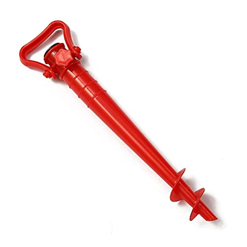 KOMUNJ Support de parasol, manchon de sol, chevilles de sol de plage, pour parasol universel