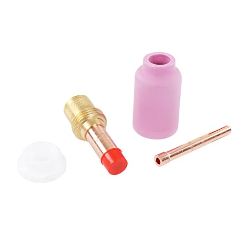 Acessório de soldagem TIG, 4 peças de clipe de eletrodo resistente e preciso kit de soldagem TIG mul