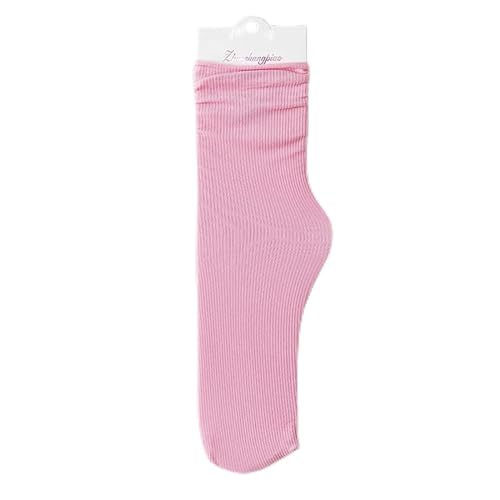 Socks,Unisex Thin Cooling Crew Socks Harajuku Ribbed Solid Color Breathable Anti Odor Sport Skateboard Tube Hosiery
