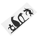 Adorable autocollant pingouin : décoration parfaite pour la chambre d'enfant, la chambre de bébé, la chambre à coucher, la salle de bain, le salon, etc