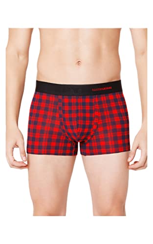 Image of Underjeans Men's Cotton Blend Trunks (Pack of 2) (UJNPTS036E2)
