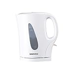 Daewoo Essentials 1.7L Fast Boil Electric Kettle – White Plastic Cordless Jug with Auto Shut-Off & Boil-Dry Protection, Compact, Easy to Use & Clean