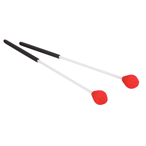 Maillets de percussion pour marimba à tête rigide rouge haute précision - 3