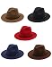 besbomig Sombreros de Sombrerera de Jazz para Hombres Mujer - Sombrero de...
