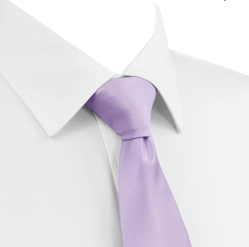 Image of Dibi Solid Color Ties for Men, Formal Mens Ties, Neck Tie, Classic Tie for Boys Women Teens, Wedding Business Costume Necktie