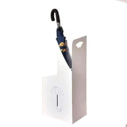 Porte-parapluie moderne blanc en métal haut de gamme pour réception