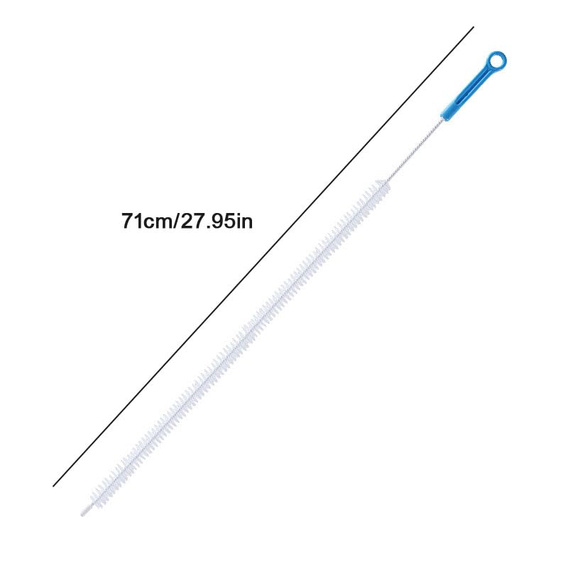 Cepillos flexibles de limpieza para fregadero 71 cm, cepillo fino y largo, limpiador de tubos