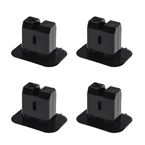 4 clips de retención de plástico para asiento trasero del asiento trasero, clip de ojal compatible con Audi A4 B6 B7 A6 C5 C6 Compatible con accesorios de automóviles VW Cover