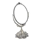 Miroir vintage : un simple miroir de maquillage de table au look élégant et généreux montrera votre tempérament honorable.