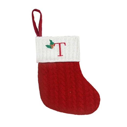 Red Festive Hosiery, 7.87x3.93 Inch Holiday Sock for Home Decor and Surprises