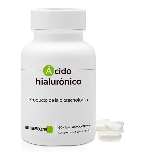 ÁCIDO HIALURÓNICO, PRODUCTO DE BIOTECNOLOGÍA * 100 mg / 60 cápsulas * Articulaciones (dolor de articulaciones, inflamación), Inmunitario (respiración), Piel (antiedad, hidratación), Visión