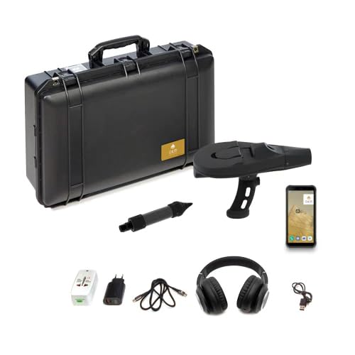 OKM Delta Ranger Light Detector de tesoro con Smartphone y Sondas intercambiables, para la búsqueda del tesoro y la detección de cavidades