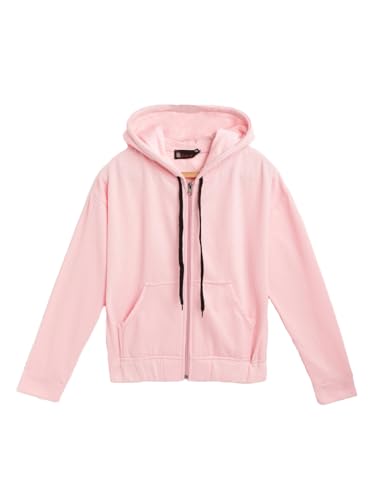 Image of Alano Unisex-Child Wool Blend Comfortable and Stylish Hooded Full Sleeve Lightweight Sweatshirt