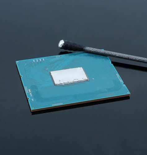 Thermal Grizzly Conductonaut Extreme Thermal Grease - 1 Gram Liquid Metal Thermal Paste for Cooling The CPU, GPU (Conductonaut Extreme 1g Combo)