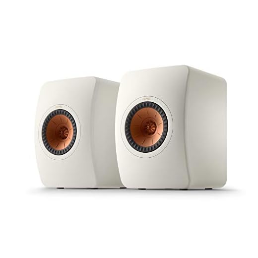 KEF LS50 Meta Passive Bookshelf Speakers - Pair (Mineral White)