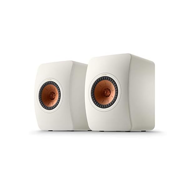 KEF LS50 Meta Passive Bookshelf Speakers – Pair (Mineral White)