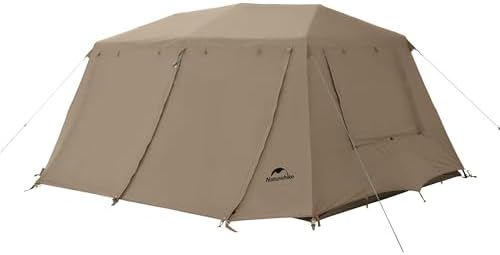 Naturehike Village Instant Tent, 4 Person 8 Person Camping Tent w...