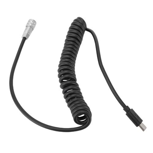 Cable USB C para BMPCC evite cortes de energía en rodaje con diseño espiral 3