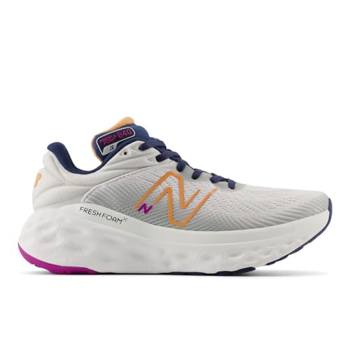 New Balance Women's Fresh Foam X 840 V1 Running Shoe, Grey Matter/Copper/Purple Fuchsia, 11 M