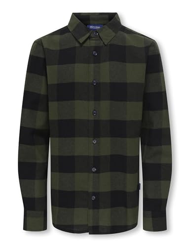 Chemise à carreaux garçon Only & Sons à manches longues confort