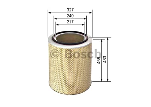 BOSCH F 026 400 078 Filtro de aire Cartucho filtrante Compatible con IVECO Stralis Trakker II Trakker T-Way Stralis II