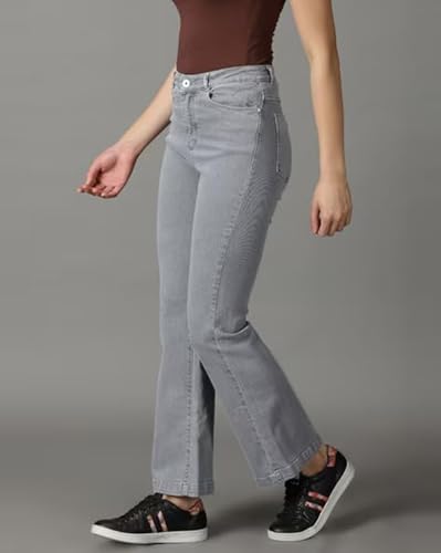 Image of ADBUCKS Women's Wide Leg Fit Mid Rise Bootcut Jeans Bell Bottom Jeans II Wide Leg