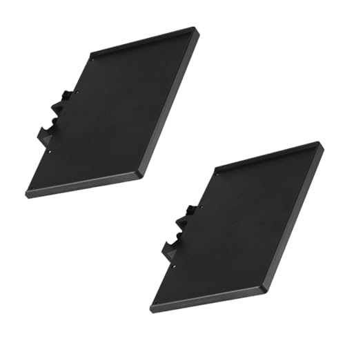 OUNONA 2個 携帯生放送台 サウンドカードトレイ USBマイク マイクスタンドフロア 音響放送ラック マイクスタンドバッグ サウンドバー マイクスタンドトレイ マイク用品 Black