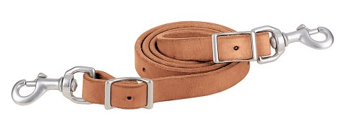 Gilet sangle Weaver Cuir ProTack marron, l'excellence de la sellerie traditionnelle