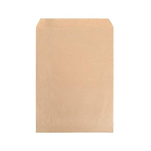 ClearBags Kraft Paper Merchandise Bag, 6 1/4” x 9 1/4”, Brown, 100 Pack, Retail Shopping Bags, To Go Packaging for Small Business, Baggies for Wrapped