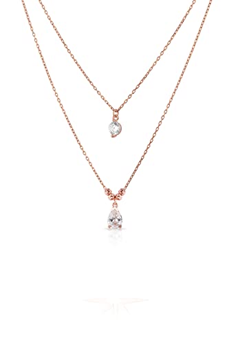 Collier double rang pour votre mariage ou une soirée chic en amoureux
