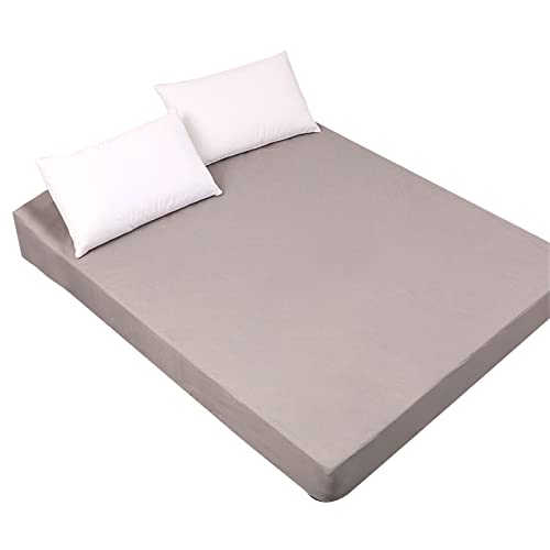Nucelit Protector de colchón impermeable con banda elástica, funda de colchón suave, transpirable, bolsillo profundo para adultos
