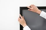 DisplayLager Marco plegable de aluminio envejecido de 40 mm, 70 x 100 cm
