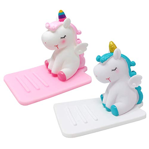 allydrew Novelty Unicorn Hands Free Phone Stand (Set of 2)