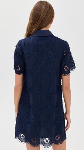 English Factory Women's Navy Mini Dress3