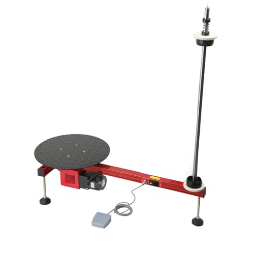 SUDEG Electric Stretch Film Wrapping Machine,Dispenser Tools Pallet Packing Machine,Pallet Stretch Wrapper,Electric Pallet Wrapping Machine,Turntable Diameter: 40cm,Height: 80cm