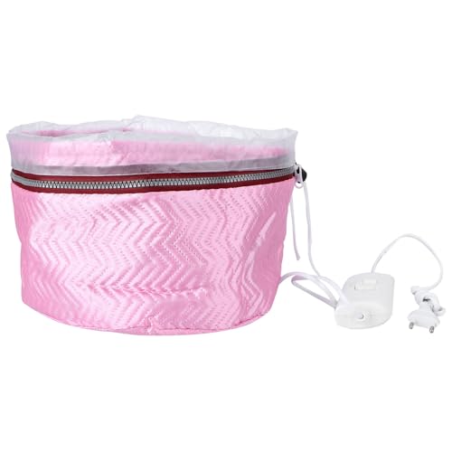 SOESFOUFU Gorro Térmico para Peluquería con Temperatura Ajustable, Material Plástico y Tela, Color Rosa, Adecuado para Mujeres y Niñas, Uso Duradero y Cómodo Color Aleatorio