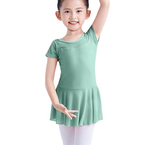 Lmdudan 4-17Y Girl's Ballet Leotards Toddler Ballet Dance Activewear Dress Skirted Gymnastics 2025 Summer Flowy Dresses