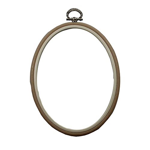 Nurge Bordado Flexi Aro Punto de Cruz Oval Exhibición Arena #4 18cm x 23cm Cover