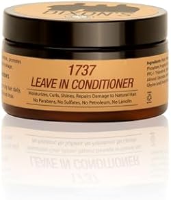Dixon's 1737 Leave-In Conditioner, Daily Hair Moisturizer for Curly Hair, Damage Repair and Frizz Prevention T