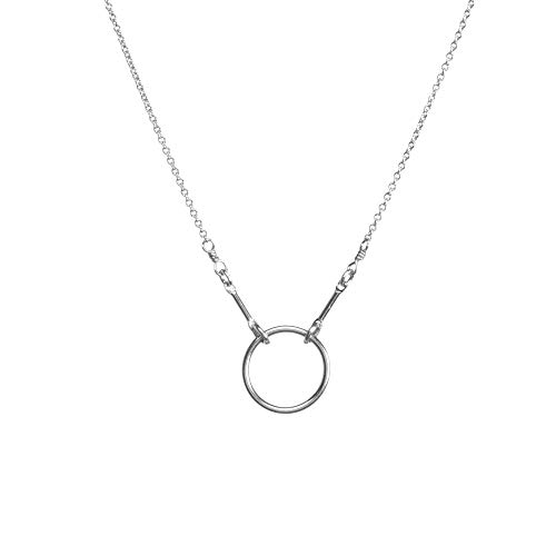 Dogeared Sterling Silver Classic Original Karma 16"wit a 2" Extender (18" total) Necklace