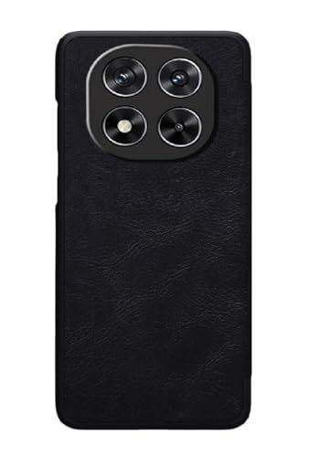 Image of WHITBULL Smart Magnetic Closer Flip Cover Compatible with Xiaomi Poco X7 5G / Mi Redmi Note 14 Pro 5G (Black)