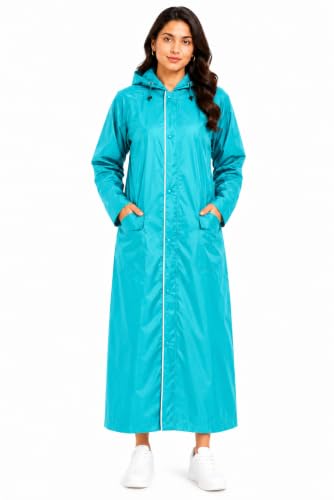 Image of Romano nx Women's 100% Waterproof Raincoat, Hooded, Reversible Double Layer, 3 Years Warranty