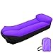 Lazy nadmuchiwane sofa, Przenośny Dom Składany Nadmuchiwane łóżko z poduszką, Single Beach Sleeping Bag Lounger, Łóżko Powietrze do Outdoor Garden Camping (rozmiar 71) * 28in * 20in)
