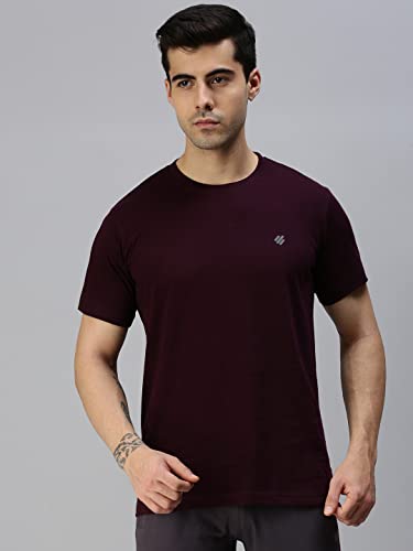 Image of ONN Men's Half Sleeves Round Neck 100% Cotton T-Shirt