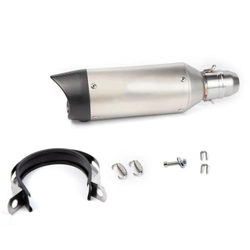 Tuyau d'échappement moto pour R1 R6 Z750 MT07 en carbone