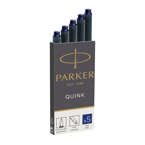 Parker 1950382 Quink Fountain Pen Refill Box of 5