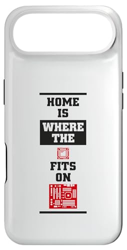 Funny Home Is Where CPU ���}�U�[�{�[�h�Ɏ��܂� �X�}�z�P�[�X iPhone Air �p