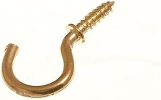 One Stop DIY 5,000 x SHOULDERED SCREW IN CUP HANGER HOOKS 15MM 5/8 INCH EB STEEL NEW